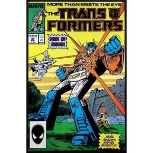 Marvel Comic Book The Transformers #34 Man of Iron 1985